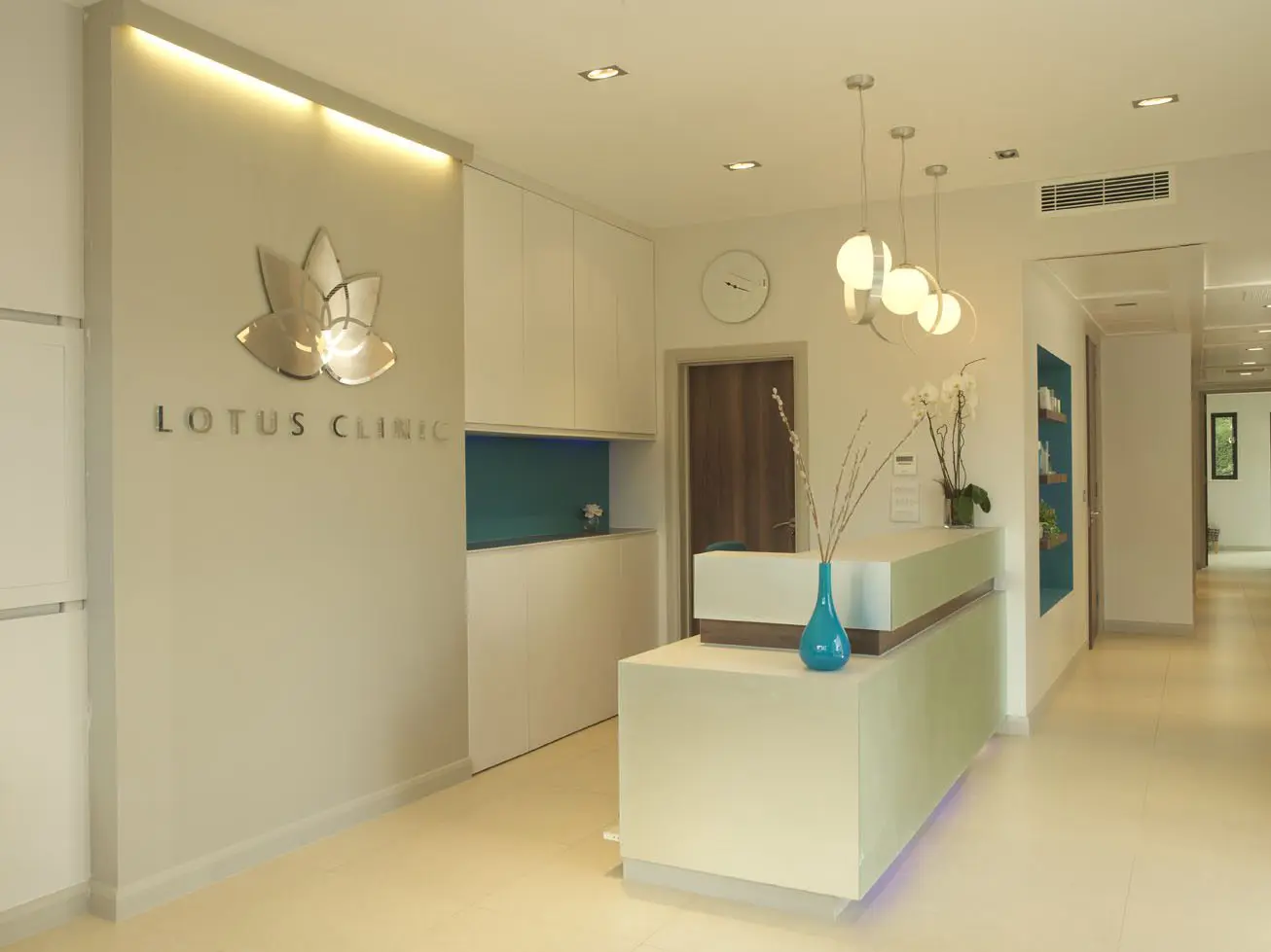 Reception at Lotus Dental and Aesthetics Clinic, 943 Finchley Road, Golders Green